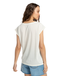 The Billabong Womens All Night T-Shirt in Salt Crystal