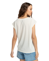 The Billabong Womens All Night T-Shirt in Salt Crystal