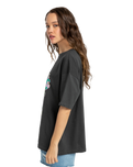 The Billabong Womens Warm Waves T-Shirt in Off Black
