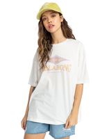 The Billabong Womens Diamond Wave T-Shirt in Salt Crystal