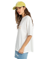 The Billabong Womens Diamond Wave T-Shirt in Salt Crystal