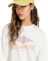The Billabong Womens Diamond Wave T-Shirt in Salt Crystal