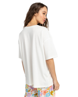 The Billabong Womens Wake Up And Stoke T-Shirt in Salt Crystal