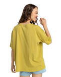 The Billabong Womens Sunrise On The Horizon T-Shirt in Green Envy