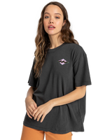The Billabong Womens Bright Side T-Shirt in Off Black
