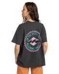 The Billabong Womens Bright Side T-Shirt in Off Black