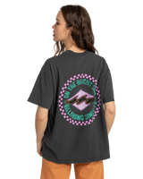 The Billabong Womens Bright Side T-Shirt in Off Black