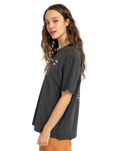 The Billabong Womens Bright Side T-Shirt in Off Black