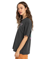 The Billabong Womens Bright Side T-Shirt in Off Black