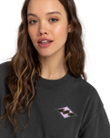 The Billabong Womens Bright Side T-Shirt in Off Black