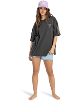 The Billabong Womens Sunday Sesh T-Shirt in Off Black