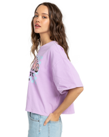 The Billabong Womens Since 73 T-Shirt in Peaceful Lilac