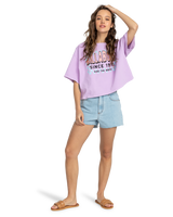 The Billabong Womens Since 73 T-Shirt in Peaceful Lilac