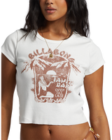 The Billabong Womens Tahiti Bar T-Shirt in Salt Crystal