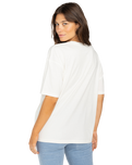 The Billabong Womens Love Is All T-Shirt in Salt Crystal