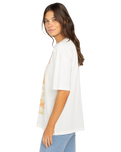 The Billabong Womens Love Is All T-Shirt in Salt Crystal