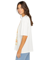 The Billabong Womens Love Is All T-Shirt in Salt Crystal