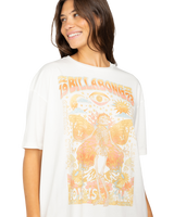 The Billabong Womens Love Is All T-Shirt in Salt Crystal