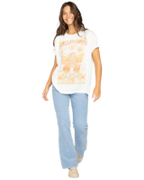 The Billabong Womens Love Is All T-Shirt in Salt Crystal