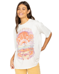 The Billabong Womens Golden Child T-Shirt in Salt Crystal