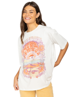 The Billabong Womens Golden Child T-Shirt in Salt Crystal