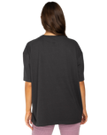 The Billabong Womens Natural Mystic T-Shirt in Off Black