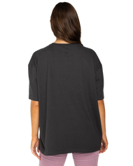 The Billabong Womens Natural Mystic T-Shirt in Off Black