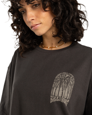 The Billabong Womens We Are Dreaming T-Shirt in Off Black