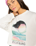 The Billabong Womens Find Your Coast Long Sleeve T-Shirt in Salt Crystal