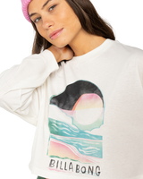 The Billabong Womens Find Your Coast Long Sleeve T-Shirt in Salt Crystal