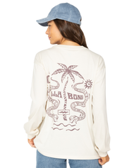 The Billabong Womens No Bad Days T-Shirt in White Cap