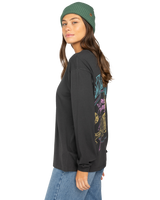 The Billabong Womens Still Karma T-Shirt in Off Black