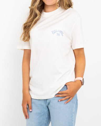 Summer Madness Cornwall T-Shirt in Salt Crystal