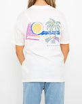 Summer Madness Cornwall T-Shirt in Salt Crystal