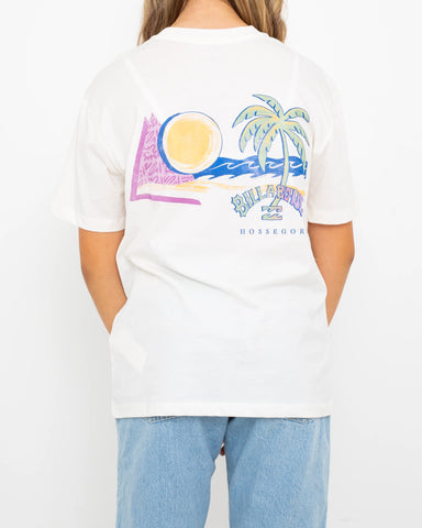 Summer Madness Cornwall T-Shirt in Salt Crystal