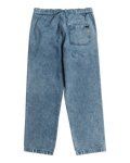 The Billabong Mens Larry Elastic Denim Trousers in Washed Blue