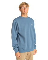 The Billabong Mens Arch Sweatshirt in Vintage Indigo