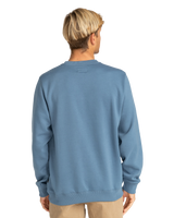 The Billabong Mens Arch Sweatshirt in Vintage Indigo