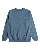 The Billabong Mens Arch Sweatshirt in Vintage Indigo