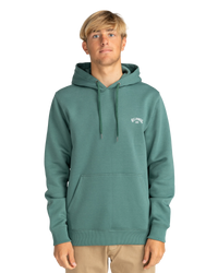 The Billabong Mens Arch Hoodie in Billiard