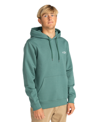 The Billabong Mens Arch Hoodie in Billiard