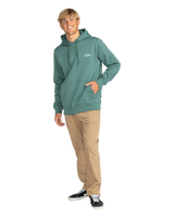 The Billabong Mens Arch Hoodie in Billiard