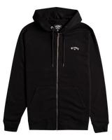 The Billabong Mens Arch Zip Hoodie in Black