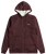 The Billabong Mens Arch Sherpa Zip Hoodie in Port