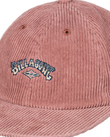 The Billabong Mens Arch Cord Cap in Rosewood