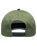 The Billabong Mens Stacked Snapback Cap in Military