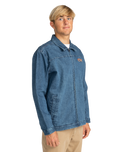 The Billabong Mens Bad Dog Jacket in Ocean Wash