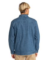 The Billabong Mens Bad Dog Jacket in Ocean Wash