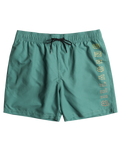 All Day Heritage Layback Volley Shorts in Jade