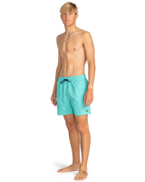 All Day Layback Swimshorts in Poolside Blue